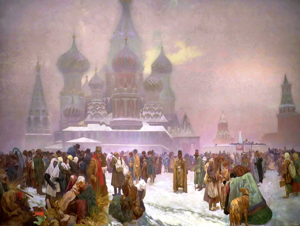 The Abolition of Serfdom in Russia in Detail Alphonse Mucha